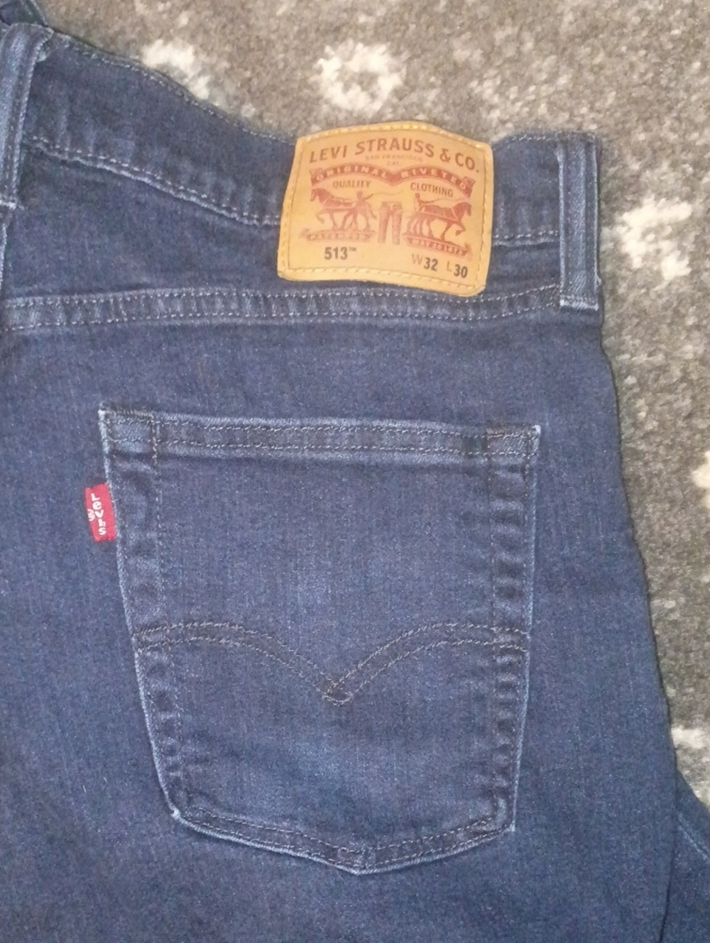 Levi's Slim Straight Men's Jeans in Indigo Blue